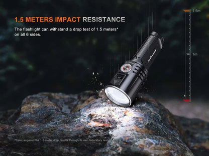 The 'Tractor Beam' White Laser Field Flashlight | Fenix LR36R 10,000-Lumen LEP Laser + LED Floodlight Hybrid