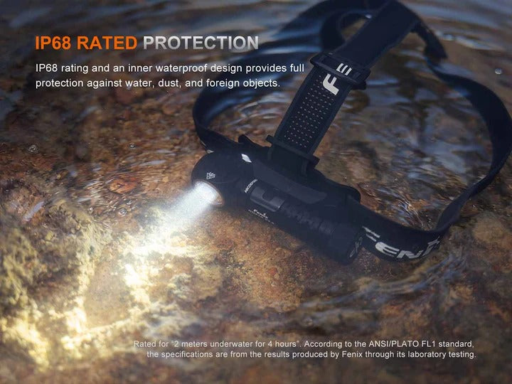 The 'Rover' Multi-Use Headlamp | Fenix HM61R V3.0 1800-Lumen Detachable Spotlight + Flood + Red Right-Angle Field Headlamp
