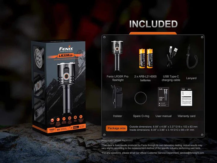 The 'Cheat Code' Multi-Source Field Flashlight | Fenix LR35R Pro 10,000-Lumen Stepless Spotlight + Flood + Red + UV Field Instrument