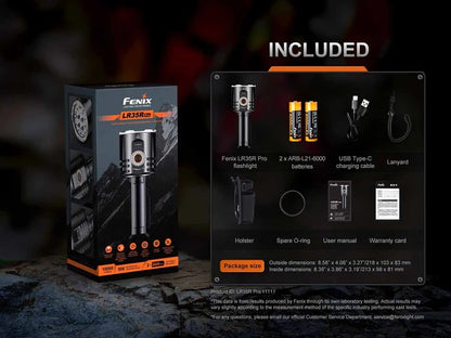 The 'Cheat Code' Multi-Source Field Flashlight | Fenix LR35R Pro 10,000-Lumen Stepless Spotlight + Flood + Red + UV Field Instrument
