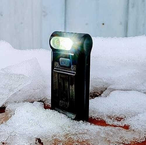 The 'Path-Lighter Duo' Clip-On Swivel Light | Fenix SW05R-RED White & Red Rechargeable Field Light — 2-Pack