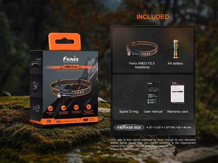 The 'Search & Investigate Kit' | Fenix HM23 V2 Headlamp + T6 Penlight Field Bundle