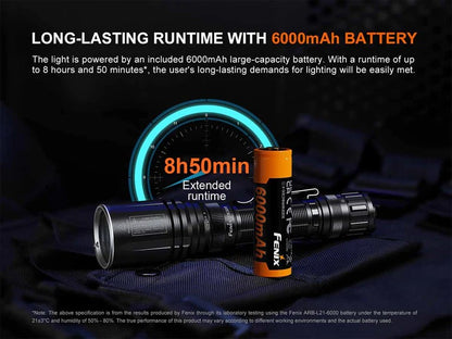 The 'Light Saber' White Laser Field Flashlight | Fenix TK30R 500-Lumen LEP Spotlight — 4,921-Foot Throw