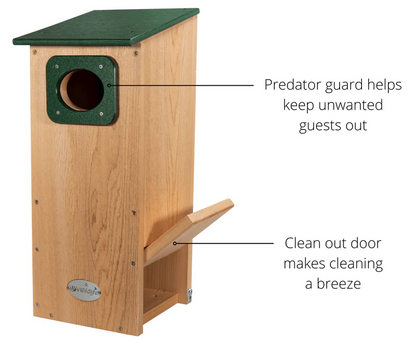 The Riparian Wood Duck Estate | Hybrid Cedar & Poly Wetland Nesting Box | JCS Wildlife