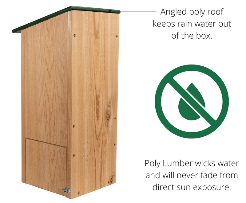 The Riparian Wood Duck Estate | Hybrid Cedar & Poly Wetland Nesting Box | JCS Wildlife