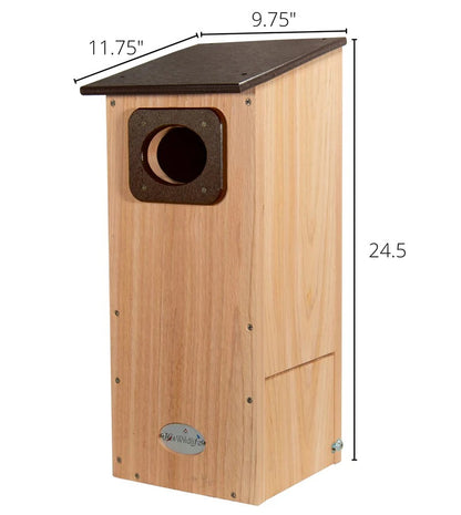 The Riparian Wood Duck Estate | Hybrid Cedar & Poly Wetland Nesting Box | JCS Wildlife