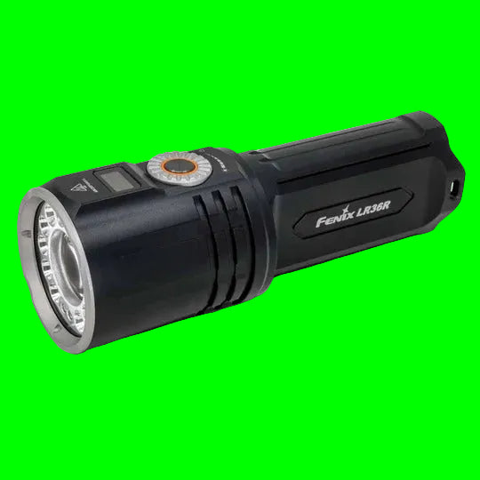 The 'Tractor Beam' White Laser Field Flashlight | Fenix LR36R 10,000-Lumen LEP Laser + LED Floodlight Hybrid