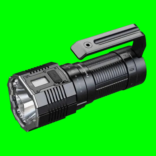 The 'Supernova' Search & Field Flashlight | Fenix LR60R 21,000-Lumen Dual-Mode Rotary Searchlight with OLED Display