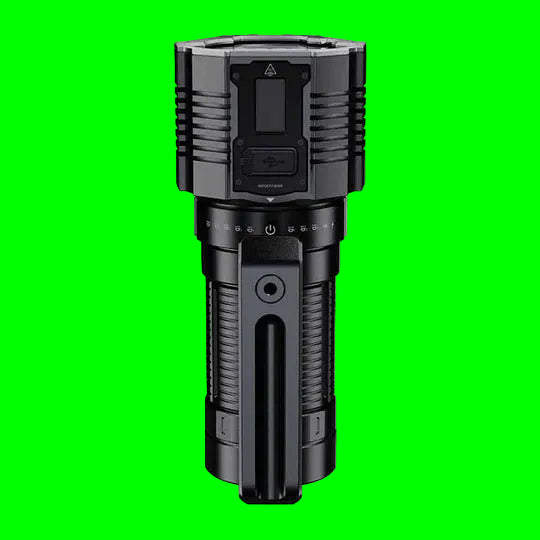 The 'Supernova' Search & Field Flashlight | Fenix LR60R 21,000-Lumen Dual-Mode Rotary Searchlight with OLED Display