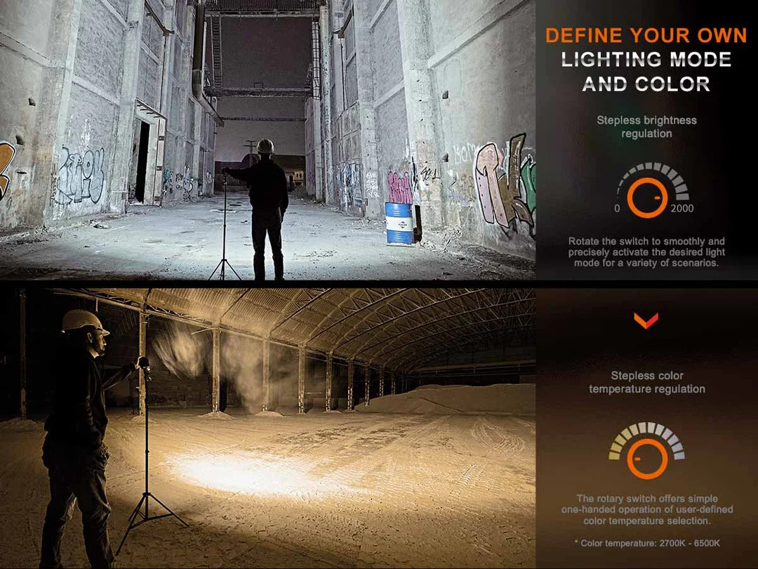The 'Atelier' Rechargeable Lantern | Fenix CL28R 2000-Lumen Stepless Color-Adjust Field & Studio Lantern