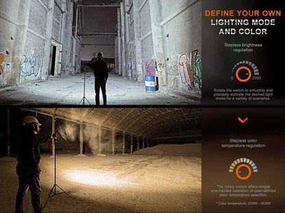 The 'Atelier' Rechargeable Lantern | Fenix CL28R 2000-Lumen Stepless Color-Adjust Field & Studio Lantern
