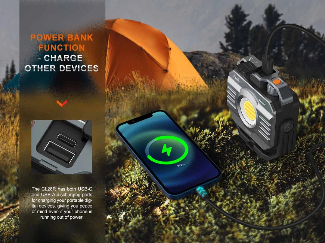 The 'Atelier' Rechargeable Lantern | Fenix CL28R 2000-Lumen Stepless Color-Adjust Field & Studio Lantern