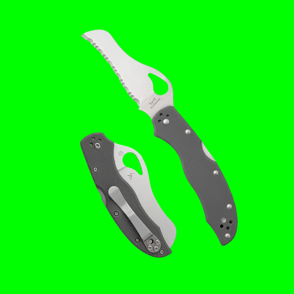 The 'Gooney Glesser' Folding Knife | Byrd by Spyderco Gooney Tri-Geometry Field Utility Instrument