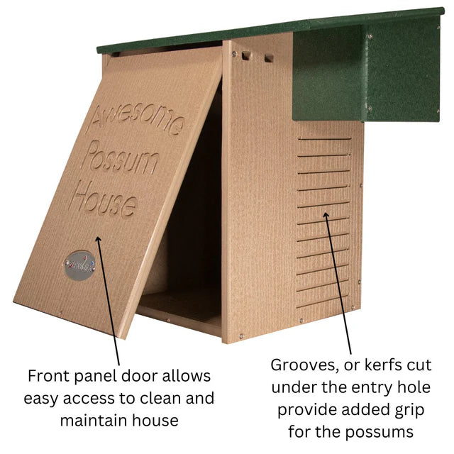 The Marsupial Manor| Professional Opossum Habitat | JCS Wildlife