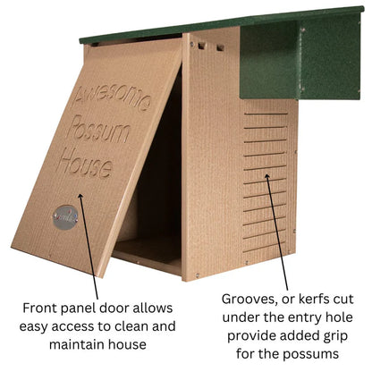 The Marsupial Manor| Professional Opossum Habitat | JCS Wildlife