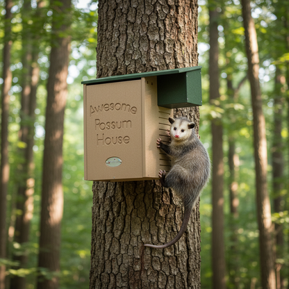 The Marsupial Manor| Professional Opossum Habitat | JCS Wildlife