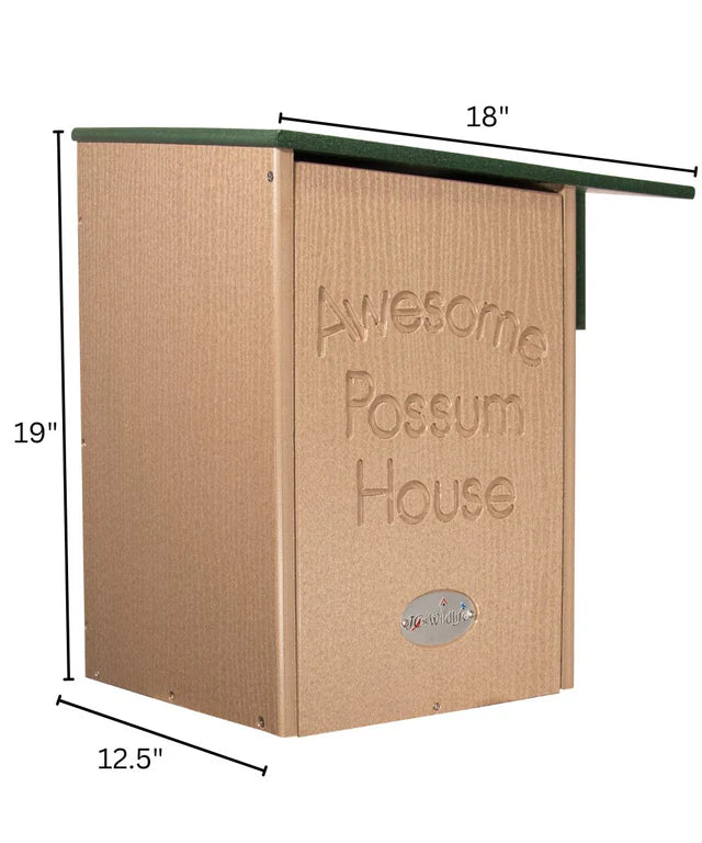 The Marsupial Manor| Professional Opossum Habitat | JCS Wildlife