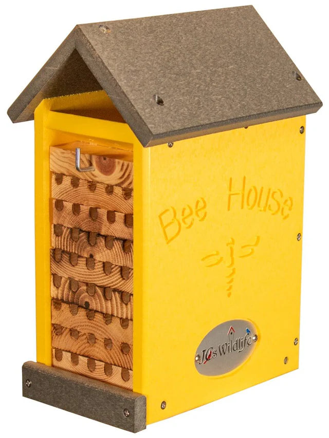 The 'Poly Pollinator' Mason Bee House | JCS Wildlife Small Poly Lumber & Pine Bee House