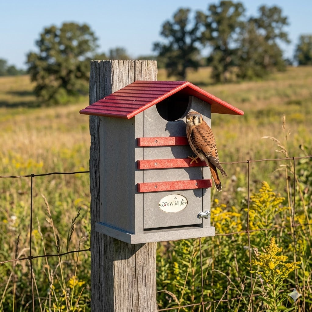 The "Skyward Guardian" Owl House & Kestrel Box | Poly Nesting Box | JCS Wildlife