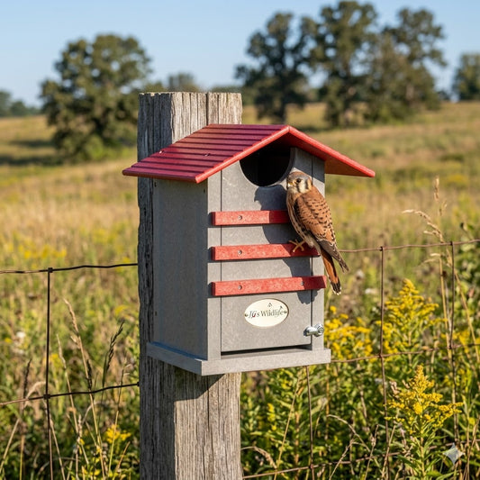 The "Skyward Guardian" Owl House & Kestrel Box | Poly Nesting Box | JCS Wildlife