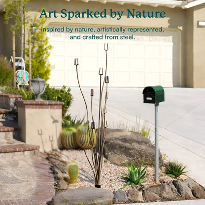 The 'Desert Bloom' Metal Ocotillo Sculpture