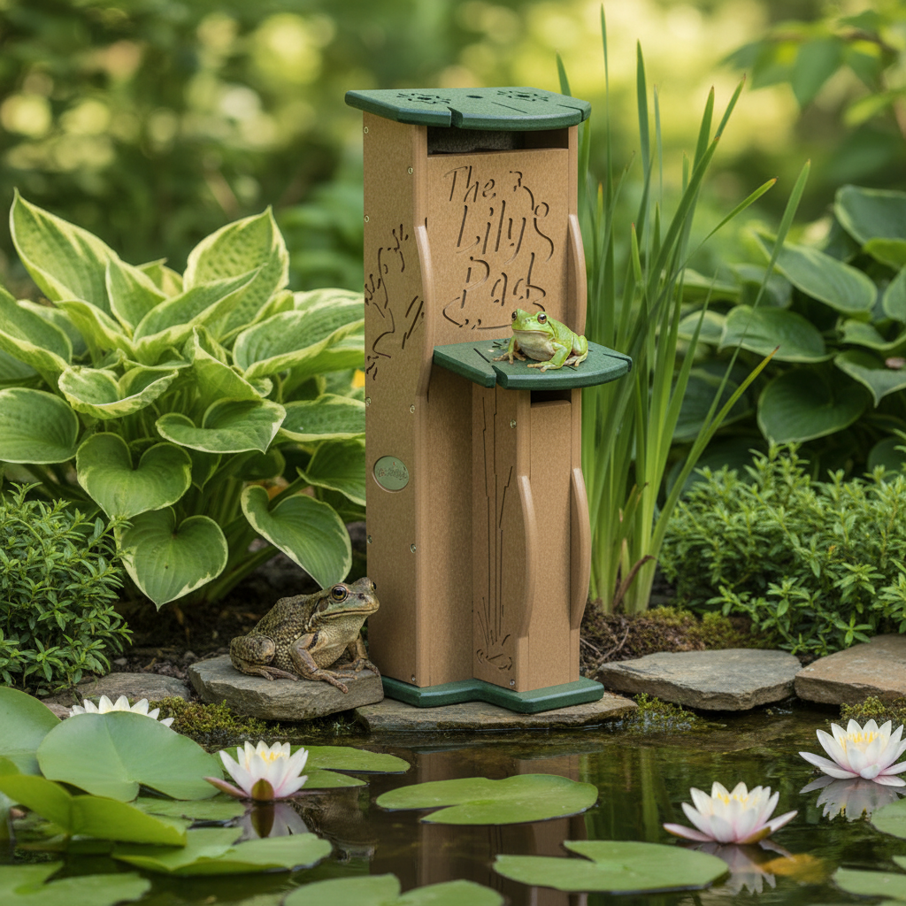 The Lily Pad Tree Frog Condo | Four-Chamber Hydration Habitat | JCS Wildlife