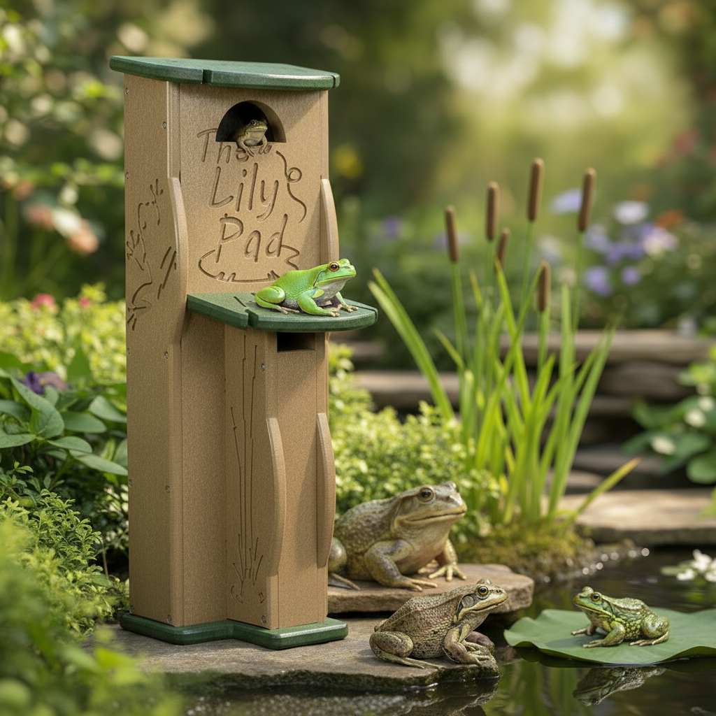 The Lily Pad Tree Frog Condo | Four-Chamber Hydration Habitat | JCS Wildlife