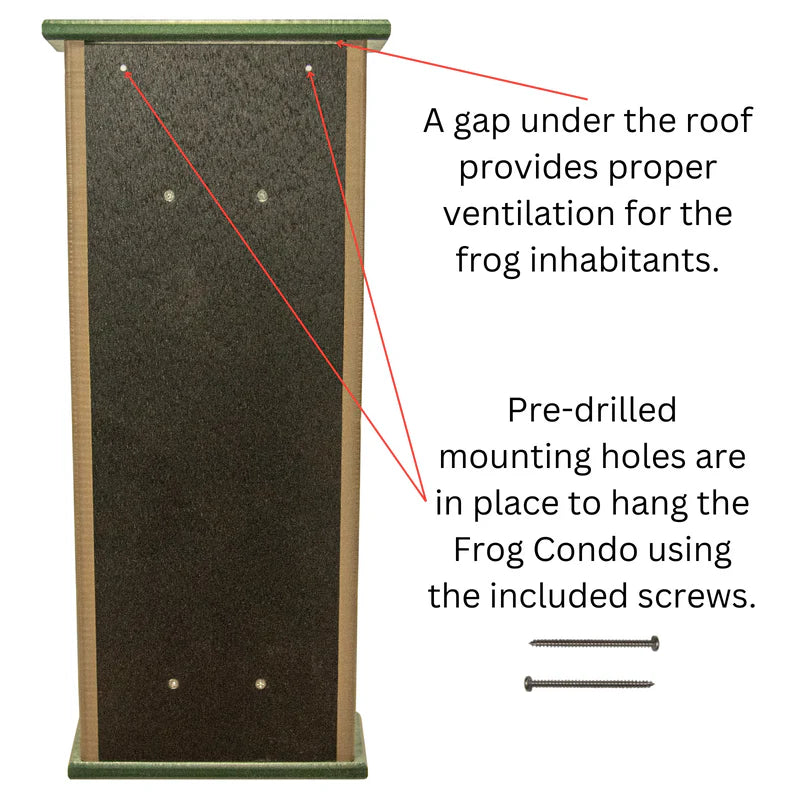 The Lily Pad Tree Frog Condo | Four-Chamber Hydration Habitat | JCS Wildlife