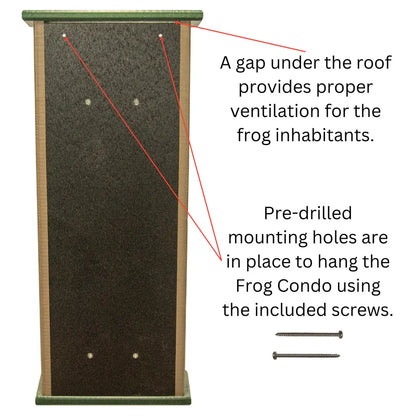 The Lily Pad Tree Frog Condo | Four-Chamber Hydration Habitat | JCS Wildlife