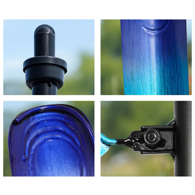 The “Lake Michigan Wave” Spiral Wind Spinner