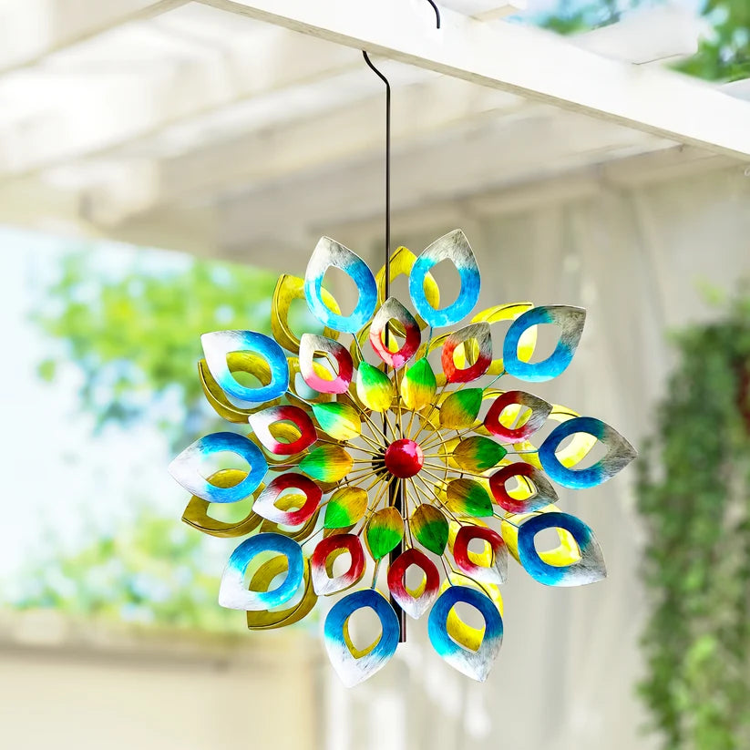 The “Carnival Carousel” Kinetic Wind Spinner