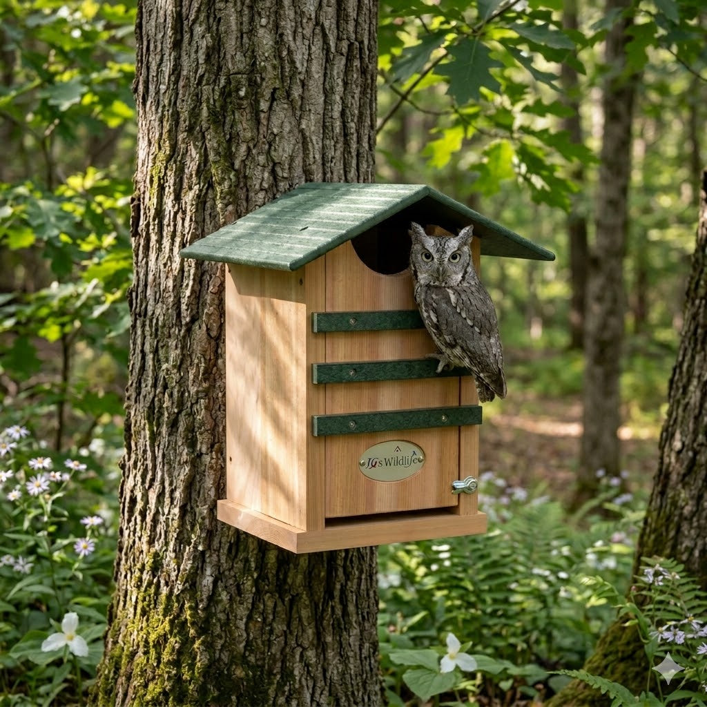 The "Skyward Guardian" Owl House & Kestrel Box | Poly Nesting Box | JCS Wildlife