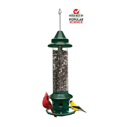 The 'Cardinal Vault' Squirrel-Proof Bird Feeder