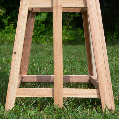 The 'Satellite Staple' Pyramid Trellis | Prime Retreat 46" Handcrafted Cedar Garden Obelisk