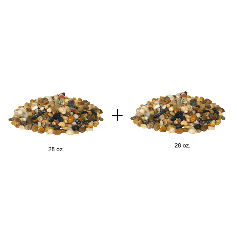 The 'Streamside Polish' River Pebble Accent Pack | Panacea Polished River Pebbles — 2-Pack, 56 oz. Total