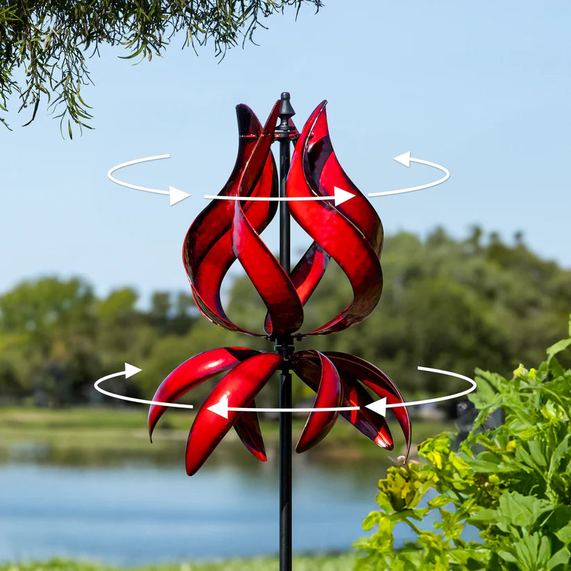 The 'Holland Tulip Time' Kinetic Tulip Wind Spinner