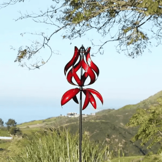 The 'Holland Tulip Time' Kinetic Tulip Wind Spinner