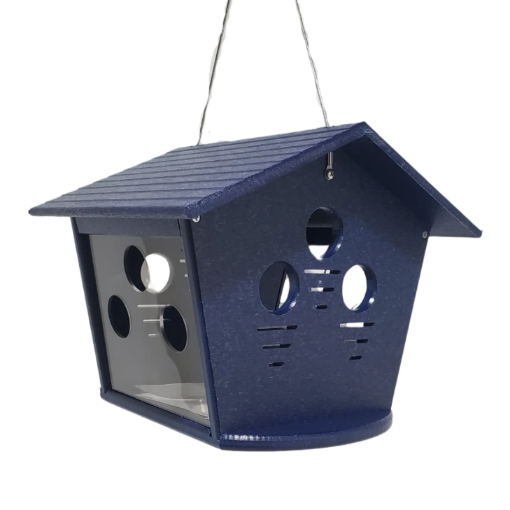 The “Members Only Buffet” Ultimate Enclosed Bluebird Mealworm Feeder