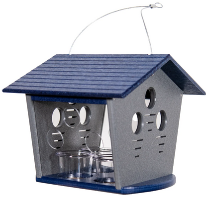 The “Members Only Buffet” Ultimate Enclosed Bluebird Mealworm Feeder